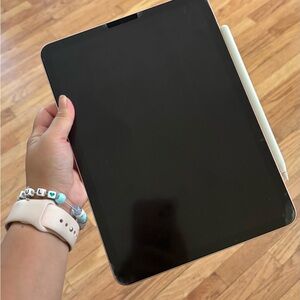 Black Tablet with White Stylus